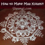 How to Make Maa Kolam
